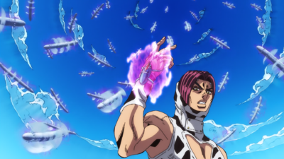 Rikiel - and his stand, Sky High